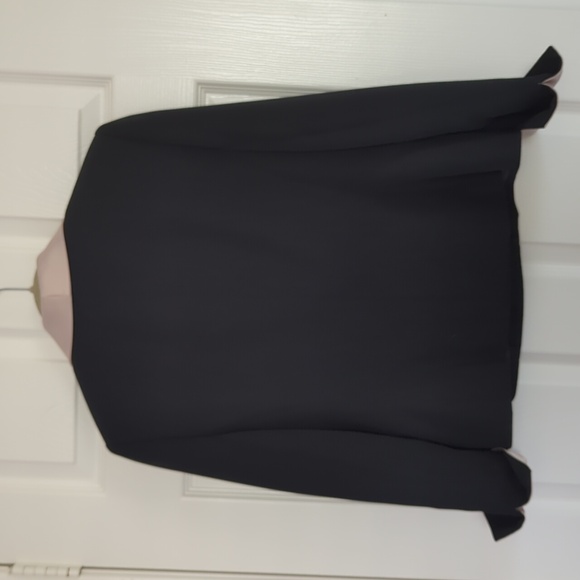 Le Suit Essentials Women Petite Black Jacket 3 Buttons Size 6P - Picture 6 of 10